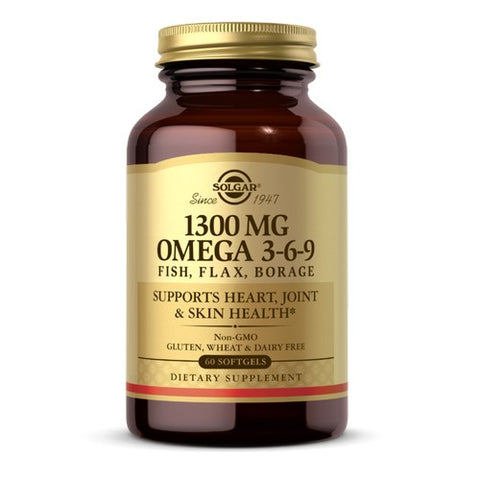 Solgar, EFA Omega 3-6-9, 1300 mg, 60 S Gels
