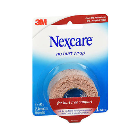 Nexcare, No Hurt Wrap Tan 1 Inch X 2.2 Yard Stretched, 1 Count