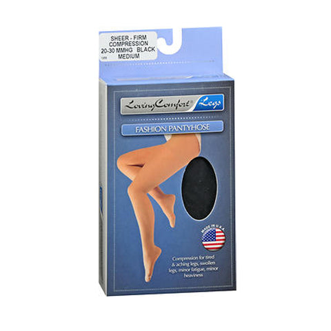 Scott Specialties, Pantyhose 20-30 Black Medium, 20-30 BLACK SHEER, KPP MEDIUM 1 each