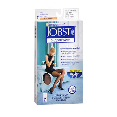 Jobst, Supportwear Ultra Sheer Knee High Stockings Silky Beige, Medium each
