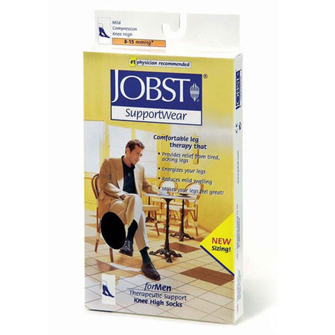 Jobst, Formen Knee High Socks Moderate Compression White, Extra Large each