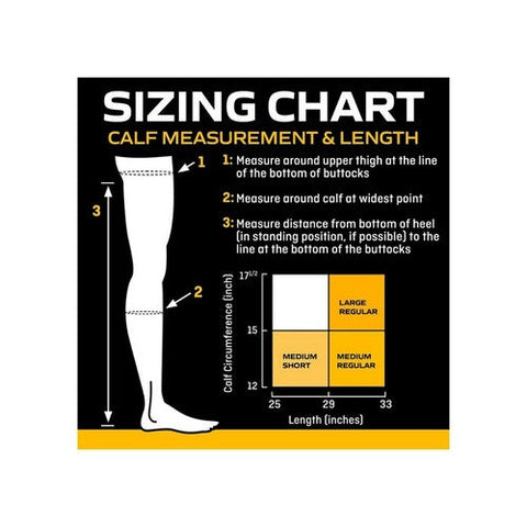 Futuro, Medical Compression Anti-Embolism Thigh Length Closed Toe Stockings Medium White Moderate 71065, 1 Pair