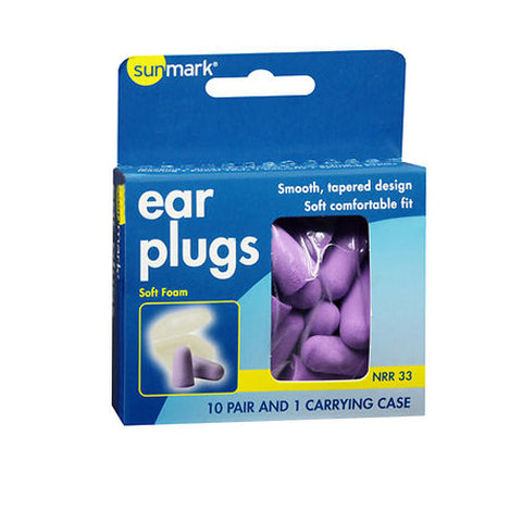 Sunmark, Ear Plugs, 10 each
