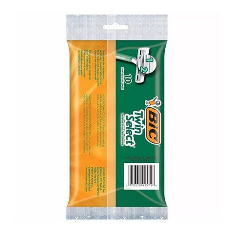 Bic, Twin Select Sensitive Skin Disposable Shaver For Men, 10 Each Bic