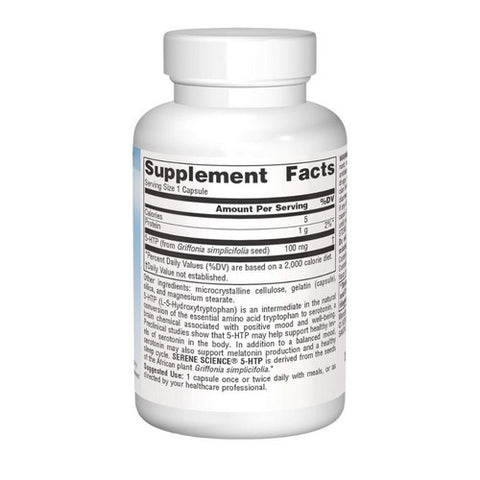 Source Naturals, 5-HTP, 100 mg, 30 caps