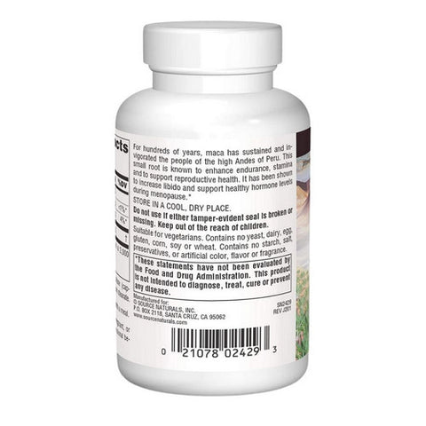 Source Naturals, Maca Lift Vegetarian Capsule, 600 mg, 60 vcaps