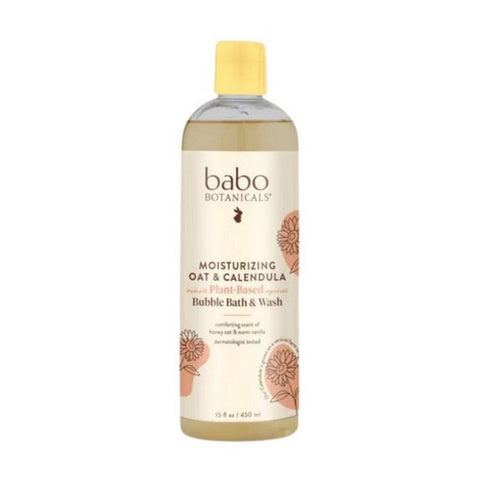 Babo Botanicals, Replenishment Bubble Bath and Wash, 15 oz