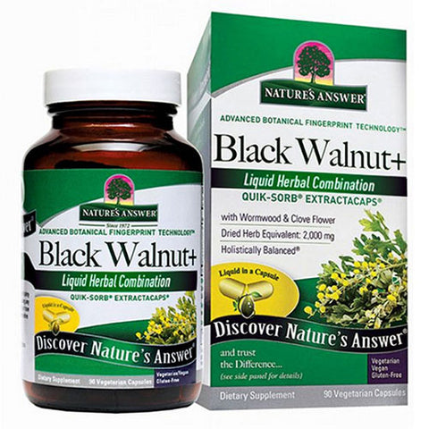 Nature's Answer, Black Walnut and Wormwood, 90 Veg Caps