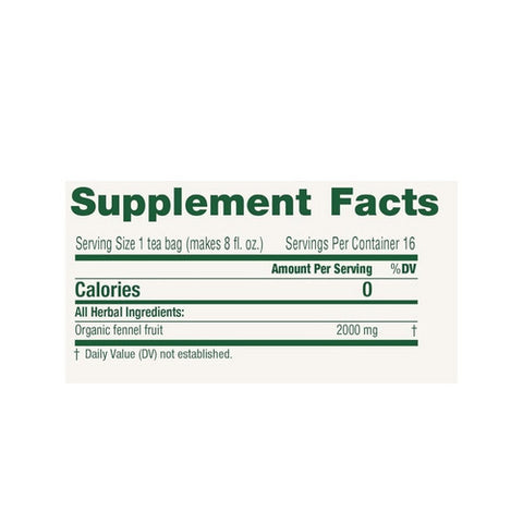 Traditional Medicinals, Fennel Tea, 16 Bags