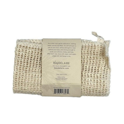 Baudelaire, Sisal Wash Cloth, 1 COUNT