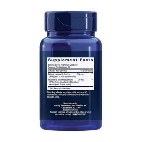 Life Extension, Cardio Peak, with Standardized Hawthorn and Arjuna 120 vcaps