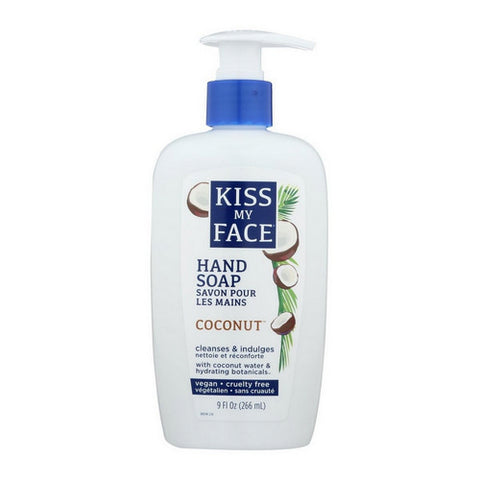 Kiss My Face, Hand Soap, Moisturizing Coconut 9 OZ
