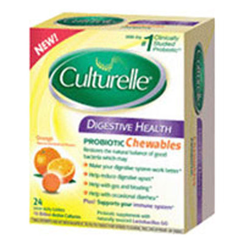 Culturelle, Digestive Health Chewable, 24 Chewables