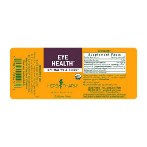 Herb Pharm, Eye Health, 1 oz