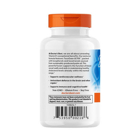 Doctors Best, Tocotrienols with EVNol SupraBio, 50 mg, 60 Soft Gels