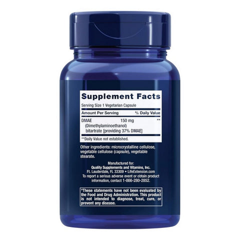 Life Extension, DMAE Bitartrate, 150 mg, 200 Vcaps