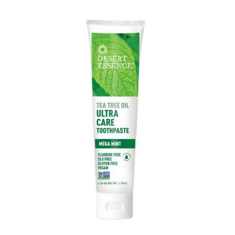 Desert Essence, Tea Tree Oil Ultracare ToothPaste, Mega Mint, 6.25 oz
