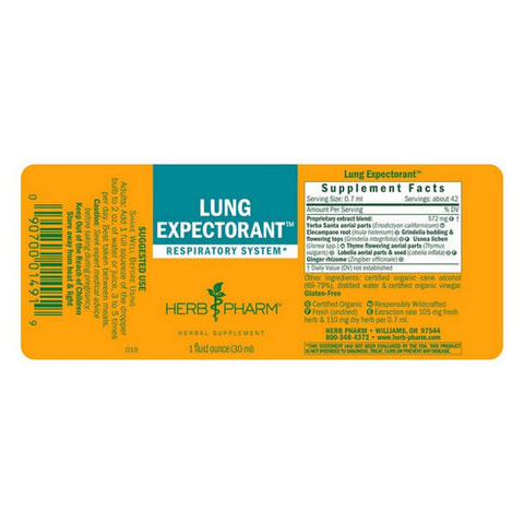 Herb Pharm, Lung Expectorant, 1 oz