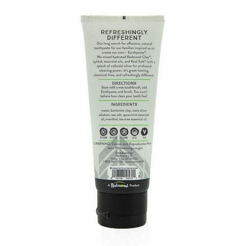 Redmond, Earthpaste Toothpaste, Spearmint 4 oz