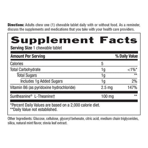 Country Life, L-Theanine, 100 Mg, 60 Loz