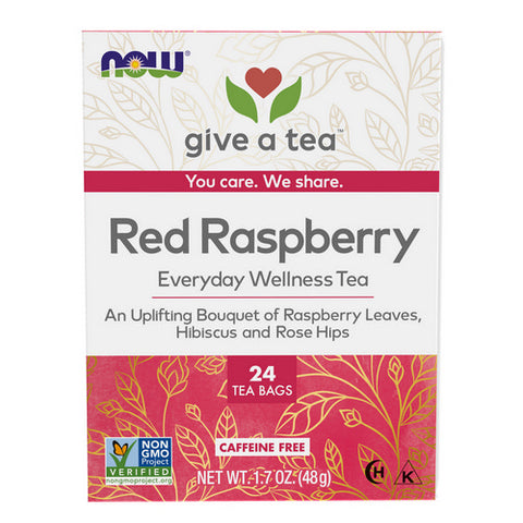 Now Foods, Women's Righteous Raspberry Tea, 24 Tea Bags