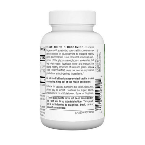 Source Naturals, Vegan True Glucosamine, 750 mg, 60 Tabs