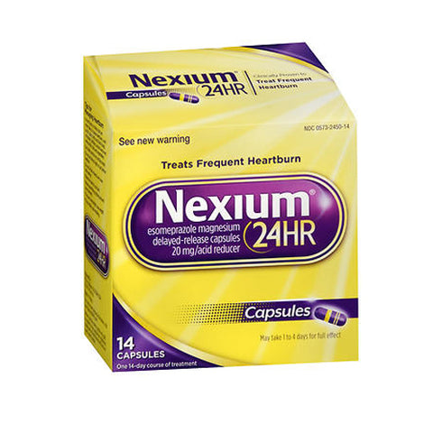 Nexium 24HR, Acid Reducer Heartburn Relief Capsules, 14 Caps