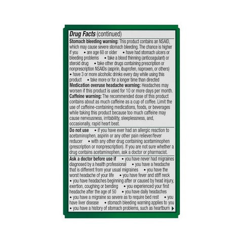 Excedrin, Migraine Pain Reliever, 24 Caps