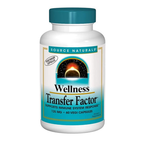 Source Naturals, Wellness Transfer Factor, 125 mg, 60 Veg Caps
