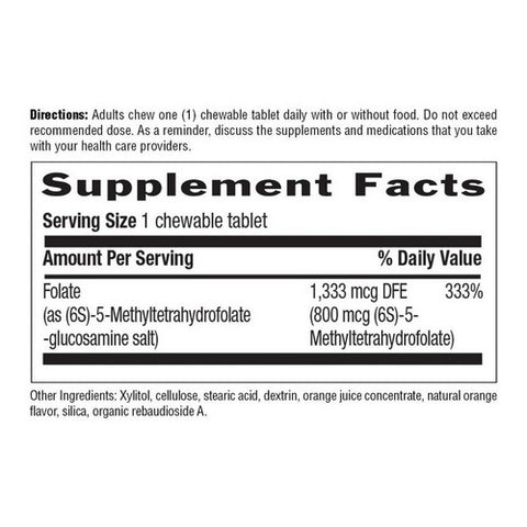 Country Life, Methylfolate, 1333 mcg, 60 Lozenges