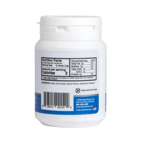 Epic Dental, Xylitol Mints Sugar-Free Cinnamon, 180 Count