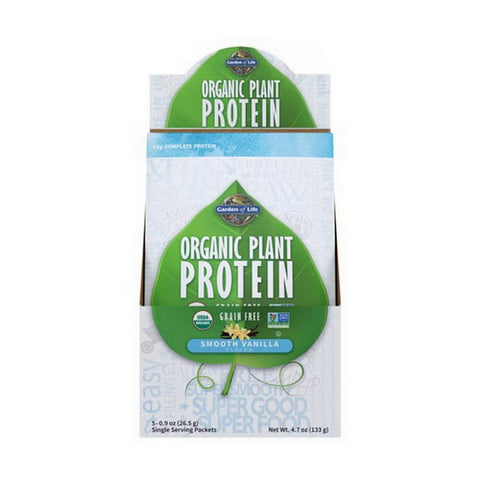 Garden of Life, Organic Plant Protein, Smooth Vanilla 5 oz
