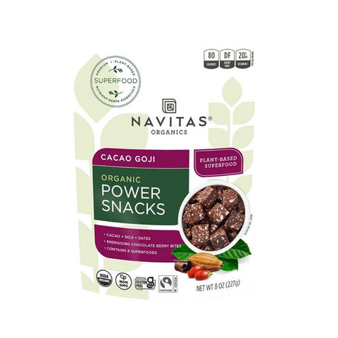 Navitas Organics, Power Snack Cacao Goji Superfood, 8 Oz