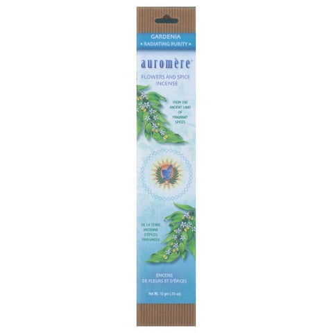 Auromere, Flower & Spice Incense, Gardenia 1 Count