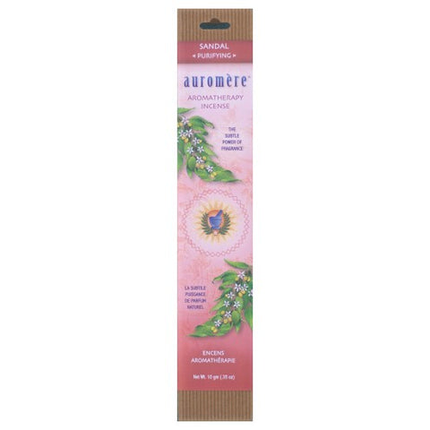 Auromere, Aromatherapy Incense, Sandal 1 Count