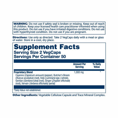 Solaray, Circulation Blend SP-11B, 100 Caps