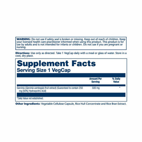 Solaray, Garcinia Cambogia Fruit Extract, 500 mg, 60 Caps