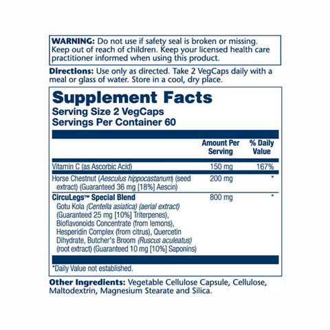 Solaray, Circulegs, 120 Caps