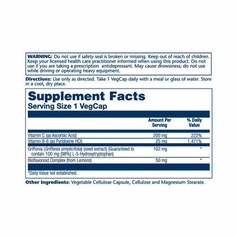 Solaray, L-5-Hydroxy Tryptophan, 30 Caps Solaray