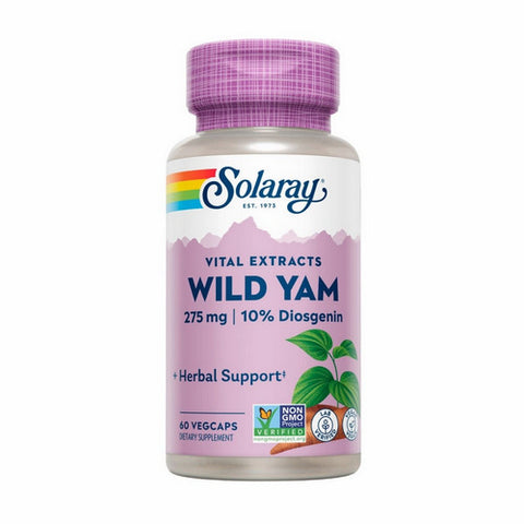 Solaray, Vital Extracts Wild Yam, 275 mg, 60 Caps