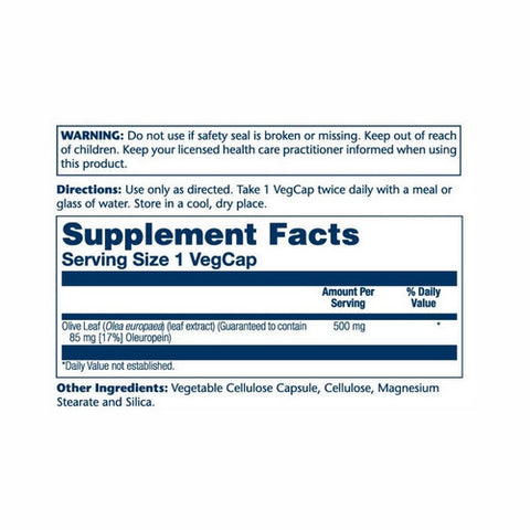 Solaray, Olive Leaf Two Daily, 30 Veg Caps