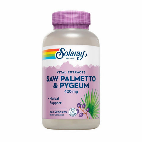 Solaray, Pygeum & Saw Palmetto, 240 Caps
