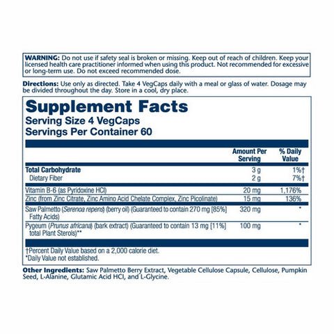 Solaray, Pygeum & Saw Palmetto, 240 Caps