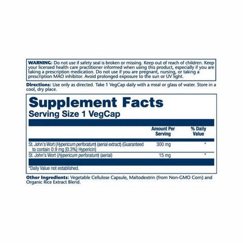 Solaray, St. John's Wort Extract, 300 mg, 60 Caps