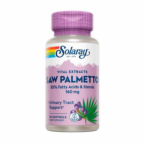 Solaray, Saw Palmetto Berry Extract, 160 mg, 30 Softgels