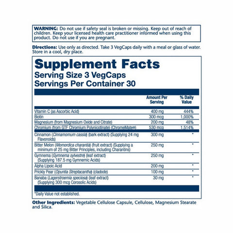 Solaray, Blood Glucose Success, 90 Caps