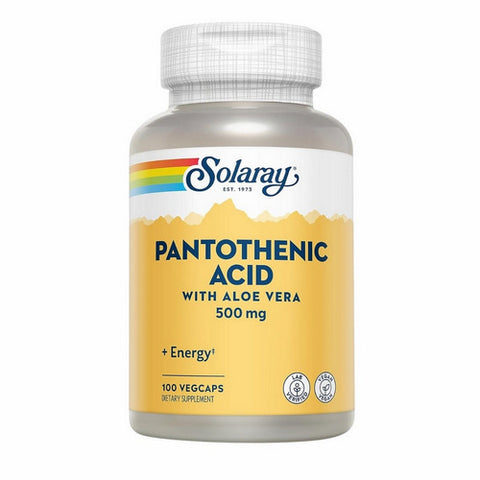 Solaray, Pantothenic Acid, 500 mg, 100 Caps