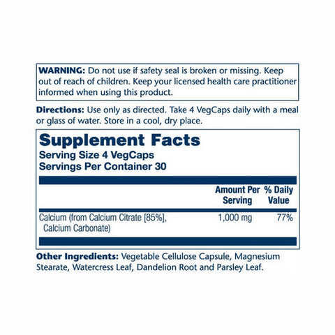Solaray, Calcium Citrate, 120 Caps