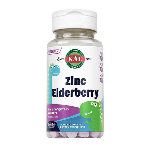 Kal, Zinc Elderberry ActivMelt, Mixed Berry 90 Tabs