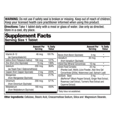 Kal, Trace Minerals, 30 Tabs